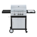 Grill à gaz à 3 brûleurs avec table d&#39;appoint pliable